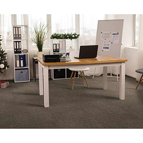 Image of Mohawk Advance 24 inch x 24 inch Berber (Loop pile), 0.09 inch Pile Height, Carpet Tile, PET Fiber, Urgent Report Color, (24 Tiles), (96 sqft /carton)