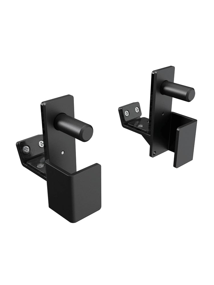 Atletica R5 J-Hooks, 1 Paar, Bis 350 kg belastbar | Bis 350 kg belastbar, Einfach höhenverstellbar, Austauschbare Hartplastik-Protektoren, Tiefe Mulde, Cross-kompatibel