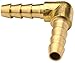Dixon 1770604C 3/8" x 1/4" Barbed 90? Splicer Brass