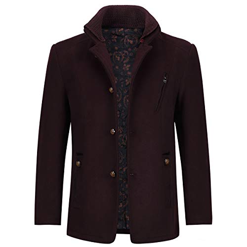 Manteau homme hiver court en laine Allthemen veste trench coat chic