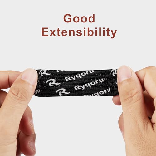 Ryqoru 40 PCS Bowling Thumb & Finger Tape, Fast Release Pre-Cut Insert Tape for Thumb Hole, Grip & Skin Protection, Breathable, No Residue, Black