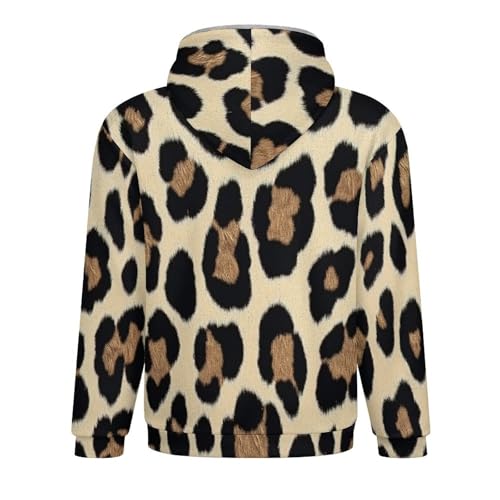 Cardigan à texture léopard pour hommes au design moderne et élégant - 5