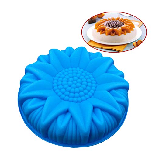 Fantasyday 9.8'' Sunflower Birthday Cake Mold Silicone Baking Molds Party Cake Bakeware For Your Anniversary Dessert, Cake, Bread, Tart, Pie, Flan And More #4 #TOP3
