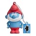 Produktbild Tribe Die Schlümpfe Papa Schlumpf USB Stick 4 GB Speicherstick 2.0 High Speed Pendrive Memory Stick Flash Drive, Lustige Geschenke 3D Figur, USB Gadget aus Hart-PVC mit Schlüsselanhänger  Rot
