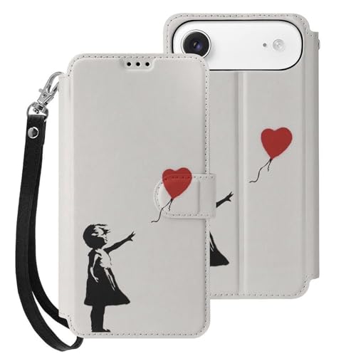 iPhone17AirpP[X 蒠^ oNV[ ̎q ԂD Banksy ACtH17AirpP[X 蒠^ z^ X}zP[X PUU[ J[h[ X^h@\ Xgbvt Sʕی gуJo[