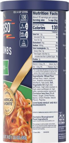 Image of Progresso Italian Style Bread Crumbs, Cooking Ingredient, 24 oz | Made with savory herb seasoning, Medium ground texture, Use as meatball binder and breading for veggies, chicken & fish