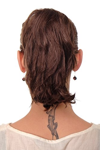 WIG ME UP - T6545-6 Ponytail Hairpiece extension short wild look brown 10inch, Medium ash brown (6), Length: 20cm - Image 2