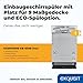Exquisit Einbaugeschirrspüler 45 cm, Teilintegriert, 9 Maßgedecke, 9 Liter, Startzeitvorwahl, ECO-Modus, EGSP51009-EB-030E inox