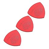 ibasenice 3個実用的なギター用ピック ウクレレ用レザーピック 楽器用品 紙箱入り