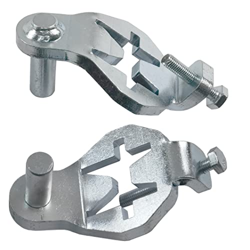T-Post Gate Hinge Pins - Heavy Duty Gate Hanger Hang a gate from a Metal T Post Steel Gate Hinges Target Hanger for Farm Gate Garden & Backyard Gate Easy to Install. (Patent)