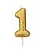 Produktbild Gold Number Candle - 1