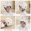 Mambobaby Baby Head Protector Helmet for Crawling and Walking, Breathable Soft Helmet, Ultra-Lightweight & Adjustable, Prevents Bumps Safety Helmet for Infants Toddlers 6-24 Months (Fluffy Bunny)