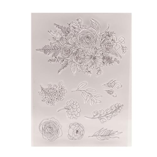 Sello de silicona transparente para álbumes de recortes, decoración de álbumes de fotos, tarjetas, sellos de goma en relieve