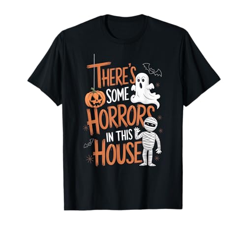 Hay algunos horrores en esta casa Fiesta de Halloween para niños Camiseta