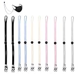 maskenband mit klettverschluss Einzigartiges Design: Wenn es beim Tragen am Kopf oder um den Hals zu locker ist, einstellbare kugeln auf maskenhaken schnüre kann man dieses festziehen, macht es sind für alle kopfgrößen und -formen bequem.