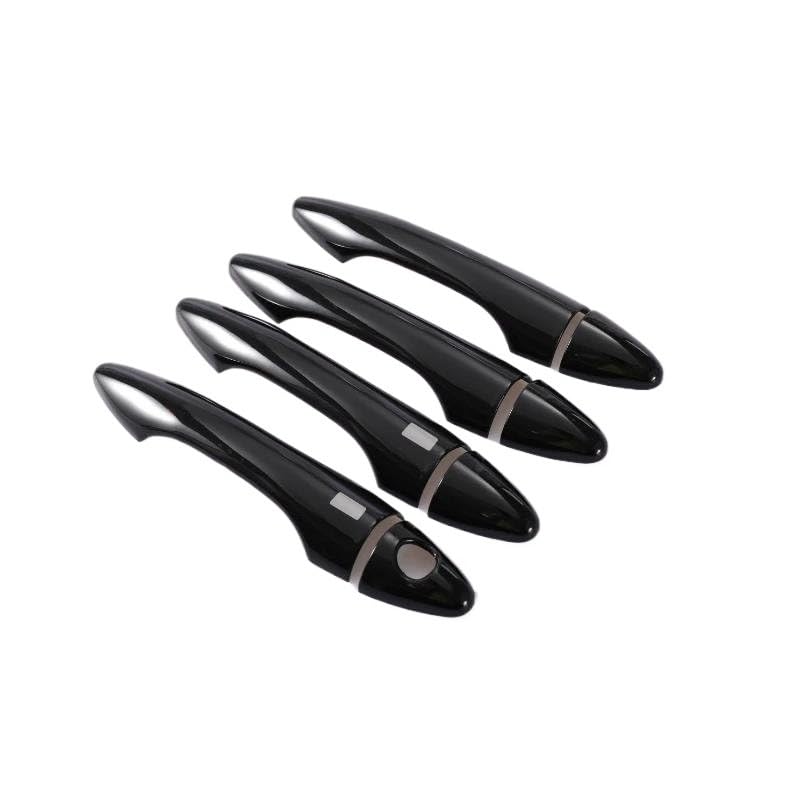 Autocollant poignée porte Hyundai Tucson IX35 2009-2014 en finition carbone noir