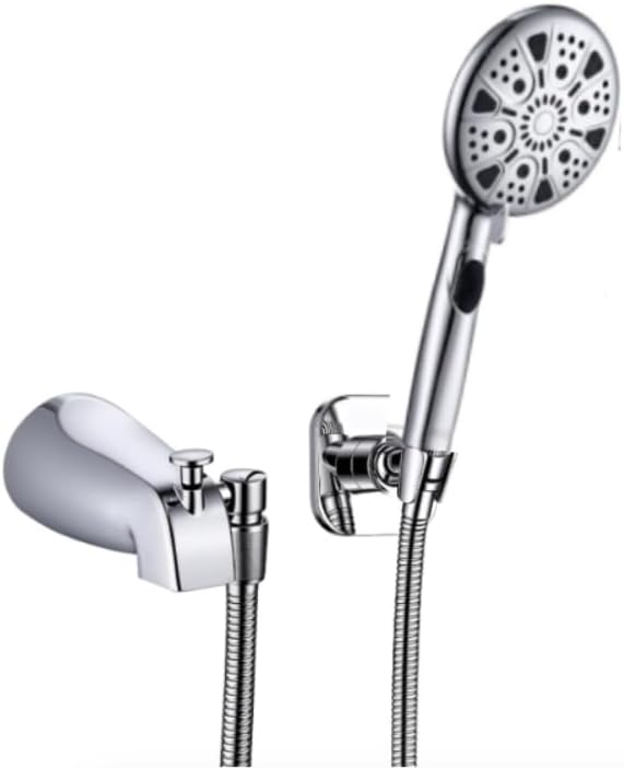 G-Promise Bathtub Faucet with Multifunction Handheld Sprayer with Pause Mode, Universal Fit for 1/2 & 3/4 Inch Pipes