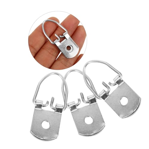 Image of Homoyoyo 20pcs Picture Hangers Hooks Wall Hanging Photo Frame Hardware for for Posters Paintings and Mirrors