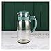 Dzban wody High Borosilancate Glass Dzbanka z antykaldującym uchwytem do domu zimnego czajnika z wylotem w kształcie litery V do gładkiej wody Karafka na wodę (Color : Green, Size : 800ml)