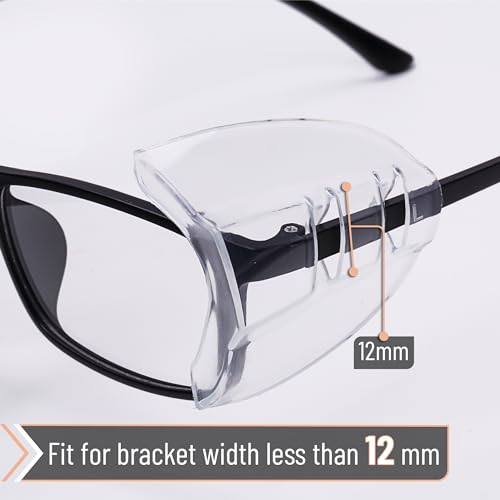UNCO Safety Side Shields for Glasses, 2 pcs, Side Shields for Eyeglasses - Thumbnail 5