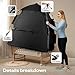 Warmoasis Black Out Tent for Pack and Play,Dual-Use Door Design,Light Blocking & Breathable Baby Blackout Tent,1-Click Setup,Portable Design,for Home&Travel,Included Fan,Peaceful Sleep