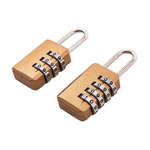 Amtech T1150 2 Piece Combination Padlock Set
