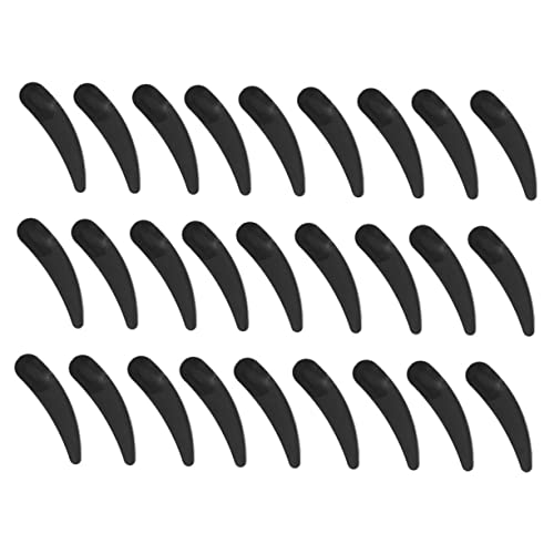 Anneome 100 pièces Spatules pour Crème Visage et Soins Visage Cuillères Noires pour Crème Yeux et Masques Faciaux Outils de Soin Facile à Nettoyer et Portable