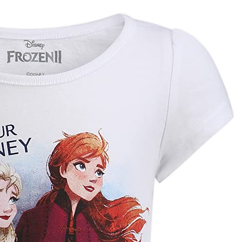 Disney Frozen Girls T-Shirt, Zip Up Hoodie And Legging Pants Set For Toddler And Little Kids – White/Grey/Navy/Blue #TOP4
