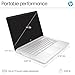 HP 14 Laptop Computer 2025 Ultra Light, AI Copilot Student Business, Quad-Core Intel, 16GB RAM, 628GB Storage (128GB UFS+ 500GB Ext), 1 Yr Office 365, 12 Hr Battery MarxsolAccessory Win 11S, Silver