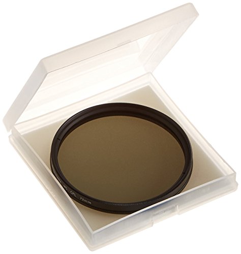 Image of Amazon Basics Circular Polarizer Camera Lens Filter, Multi-Coated, 72mm, Reduce Glare, Photography, 360 Rotatable Frame