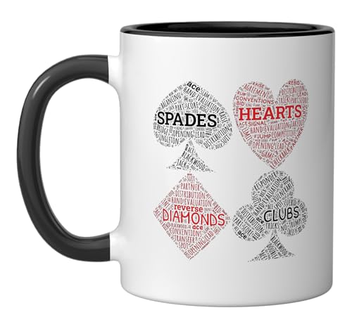Taza de cerámica con diseño de bridge negro/blanco miniatura 1