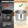 Rice Cooker Replacement Pot, Compatible with Aroma ARC-150SB & ARC-5200SB, Stainless Steel Non-Stick Inner Pot, Durable Design, Even Heating for Perfect Rice #1
