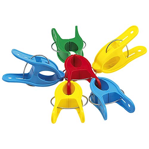 Nathan 342287 20 stuks Giant Clips, Multi Kleur