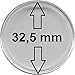 Produktbild 30 Stück Münzkapseln 32,5 mm, für 10  -, 20 , 25  - und 10 DM - Münzen