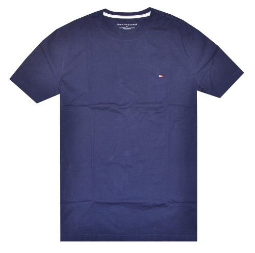 Image of Tommy Hilfiger Men's Stretch Jersey Crew Neck T-Shirt Gray