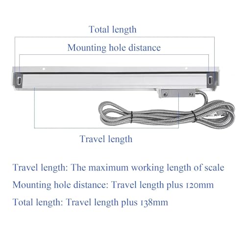 Sensor linear escala 0.001mm 150mm para medición miniatura 5