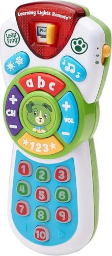 LeapFrog Scout's Learning Lights Remote | Musical Baby Toy with Lights, Sounds, Numbers & Letters | Christmas Gifts & Stocking Fillers for Children 6 months+, 1, 2, 3 Year Olds Boys & Girls,Multi