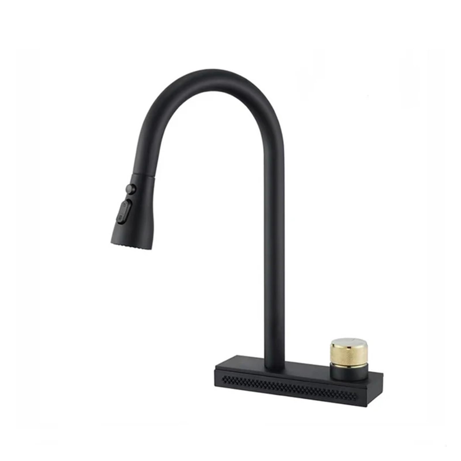 Mitigeur monotrou noir lavabo à bec pivotant multi-sorties Raindance eau chaude et froide