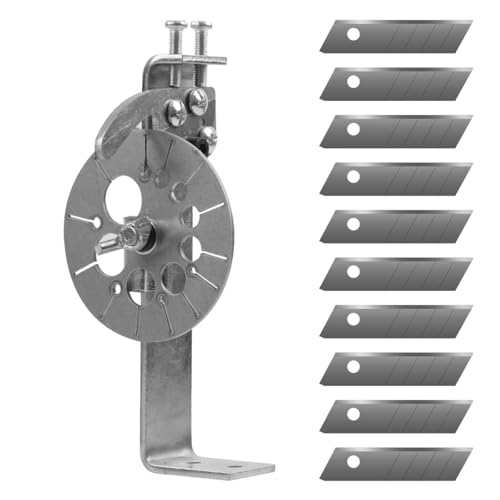 Image of Serplex Manual Handheld Wire Stripper with Multi-Cable Slots,Includes 10Pcs Stainless Steel Blades,Wire Stripper Tool Porable Handheld Multi Cable Cable