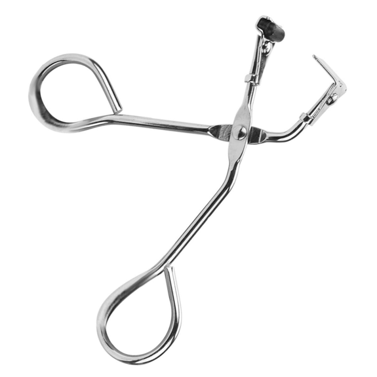 CANIGHT Rizador de Pestañas de Acero Inoxidable Mini Herramienta Cosmética Práctica para Mujeres Diseño Curvado para Múltiples Formas de Ojos Color Plata