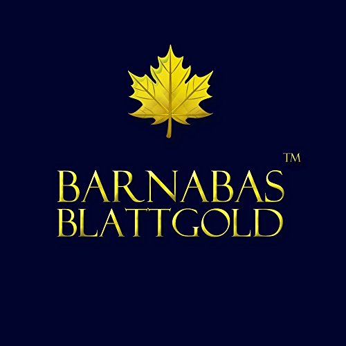 Barnbas Blattgold Genuine Silver Leaf Sheets - 4.4 Inches - 100 Sheets - Loose Leaf Interleaf #TOP4