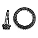 A-Premium Front Differential Ring and Pinion Kit Compatible with Jeep Wrangler 2007-2017, Wrangler JK 2018, 3.6L 3.8L, 4.56 Ratio