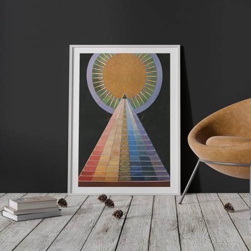 Impression d'art Hilma af Klint Affiche Abstrait Retable 30x40 cm - 2