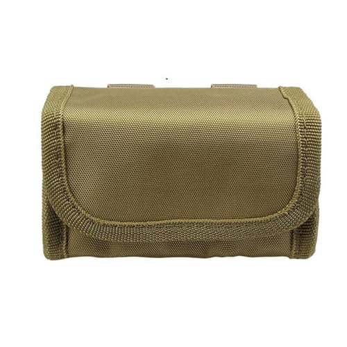 Pochette tactique fusil de chasse MOLLE 10 cartouches en nylon haute densité x2