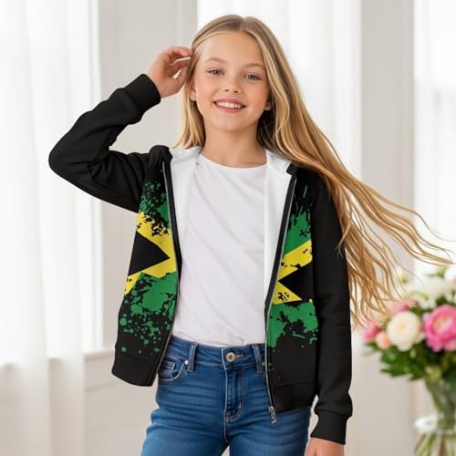 Fashion Hoodies for Kids Cool Zip Up Hoodie for Boys Girls 6-16 Years Old Long Sleeve Hooded Sweatshirt with Pocket4