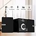 Compact Stereo System Speakers with CD Player, Bluetooth, FM Radio, Aux-in, USB-in, Earphone Jack, DSP-Tech, Remote, 30W Crisp-Sound Shelf Stereo System for Home (LP-886)