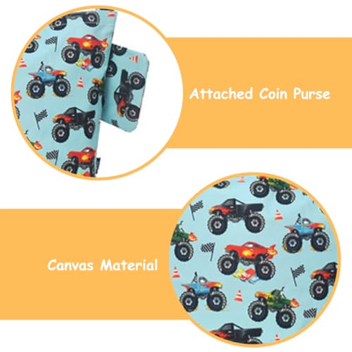 Image of NGIL Medium Top Zipper Closure Canvas Tote Bag with Attached Matching Coin Purse For Moms and Nurses