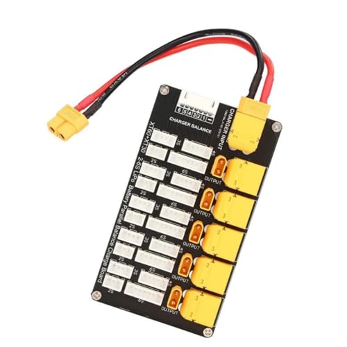 Placa de carga XT30 y XT60 para baterías 2-6S de drones con instalación sencilla 2