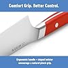 Misen 6.8" Chef Knife – High Carbon Japanese AUS-10 Stainless Steel – Hybrid German & Japanese Blade – Precision Kitchen Knife for Professionals & Home Cooks – Ultimate Cutting Performance - Red #3