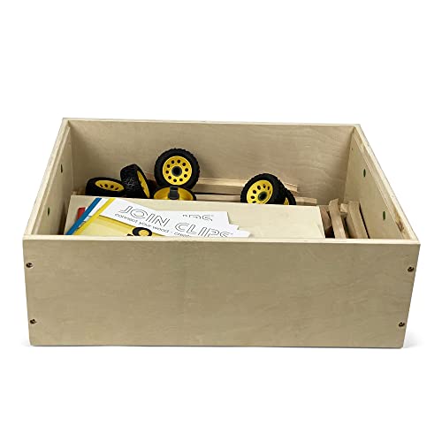 JOIN CLIPS®: 3-in-1-Erweiterungssets – Holz Puppenhaus – Kugelbahn – Räder und Wender – für Basisset – schulset… – Bild 3